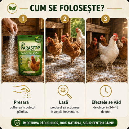 PARASTOP - Pudră Naturală Anti-Paraziți